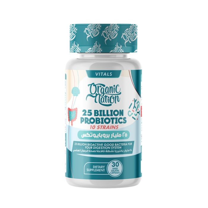 ⁦اورجانيك نيشن بروبيوتيك 25 بليون | organic nation probiotics⁩ - الصورة ⁦2⁩