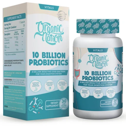 اورجانيك نيشن بروبيوتيك 10 بليون | organic nation probiotics