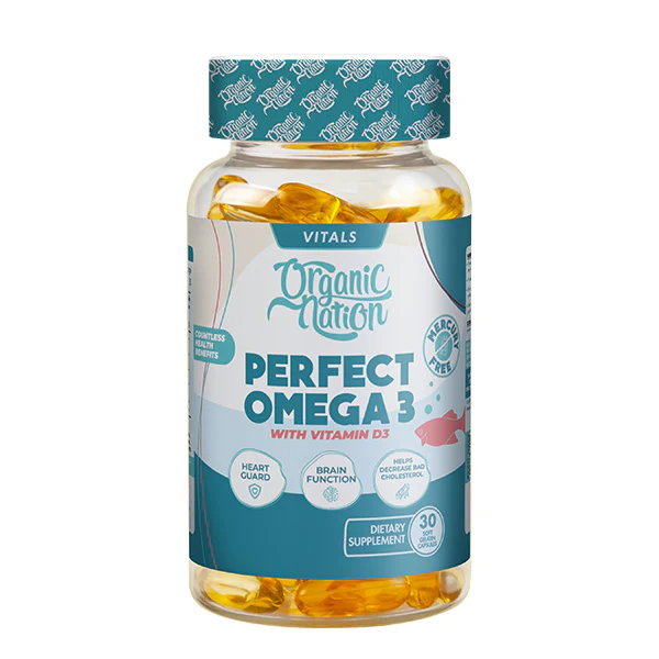 اورجانيك نيشن اوميجا 3 organic nation omega 3 With Vitamin D3