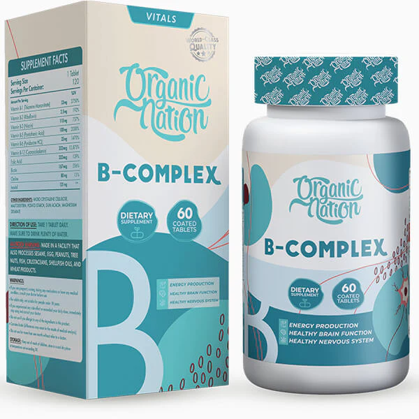 اورجانيك نيشن بي كومبلكس Organic nation b complex