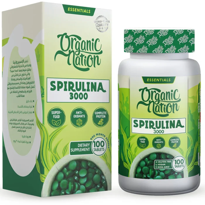 اورجانيك نيشن سبيرولينا | organic nation spirulina