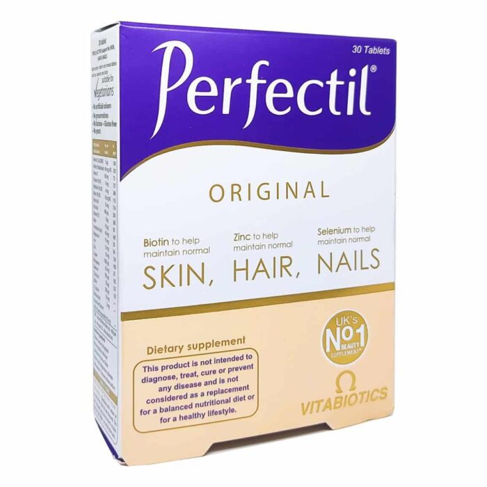 برفكتيل اورجينال للشعر والأظافر والجلد Perfectil original 30 tab برفكتيل اورجينال للشعر والأظافر والجلد Perfectil original 30 tab