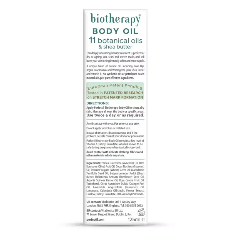برفكتيل بودي اويل لترطيب الجسم perfectil biotherapy body oil