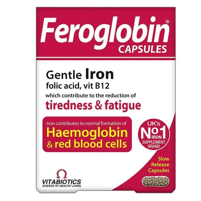 فيروجلوبين كبسول مستورد 30 قرص | Feroglobin B12