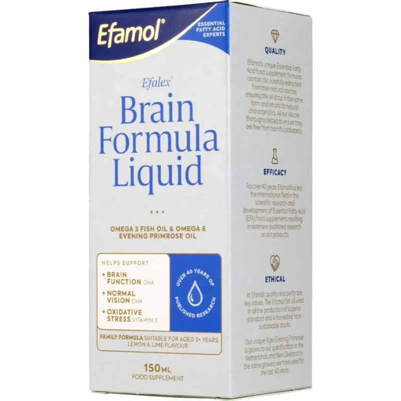 ايفامول برين شراب لدعم الكلام للأطفال 150 مل efamol syrup Liquid