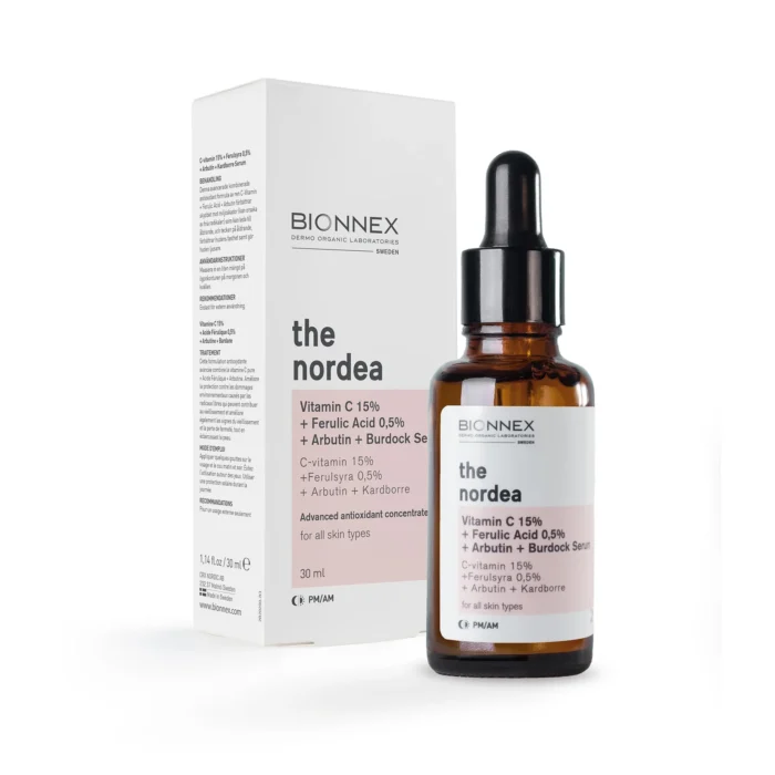 ذا نورديا فيتامين سي 15٪ 30 مل The Nordea Vitamin C 15% Serums ذا نورديا فيتامين سي 15٪ 30 مل The Nordea Vitamin C 15% Serums