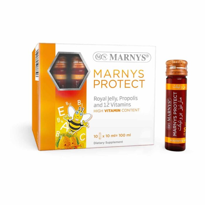 مارنيز بروتكت لدعم مناعة الأطفال والكبار 10 امبولات Marnys Protect مارنيز بروتكت لدعم مناعة الأطفال والكبار 10 امبولات Marnys Protect