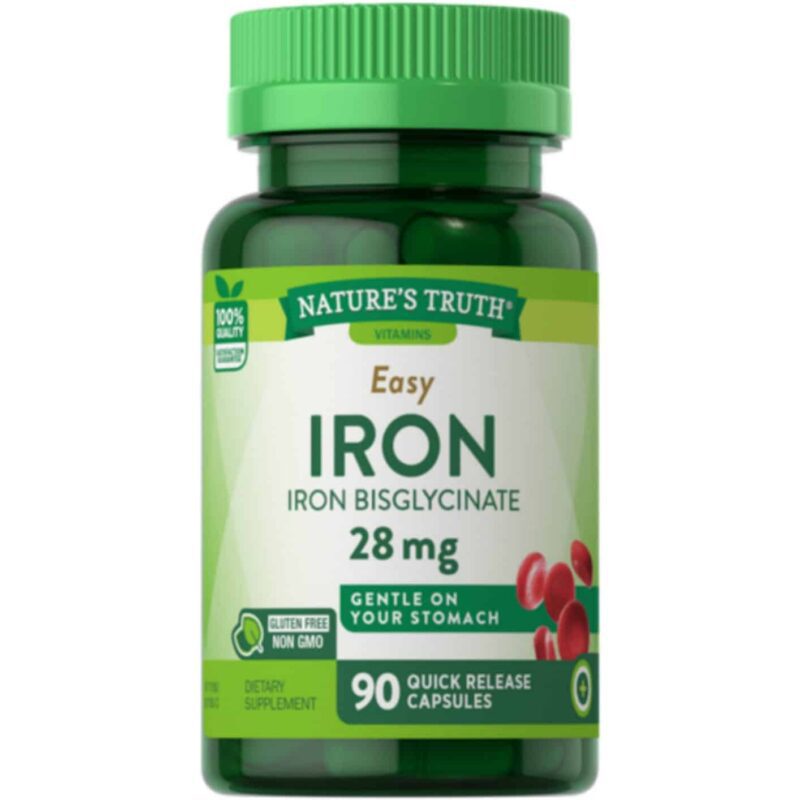 ناتشرز تروث ايرون 28 ملجم | Natures Truth Easy Iron