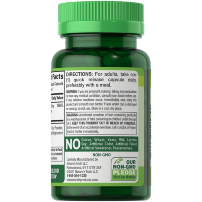 ناتشرز تروث ايزي ايرون 28 ملجم Nature’s Truth Easy Iron
