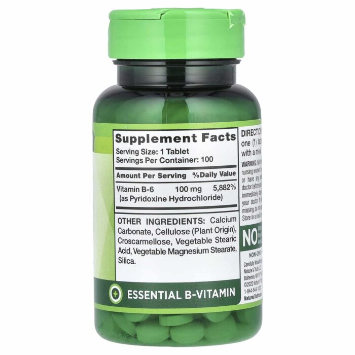 ناتشرز تروث ب6 – 100 ملجم Nature’s Truth Vitamin B6