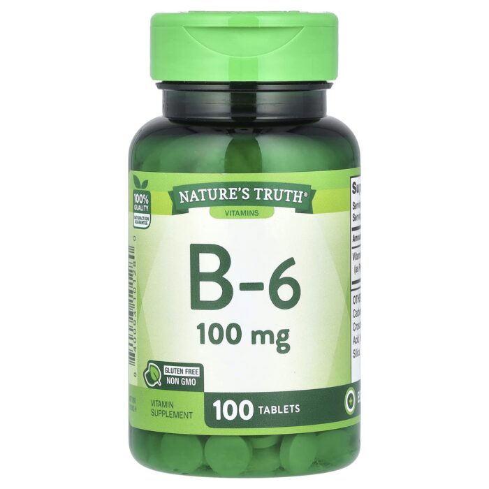 ناتشرز تروث ب 6 – 100 ملجم | nature's truth vitamin b6