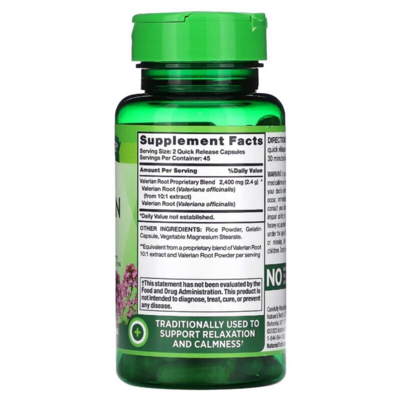 ناتشرز تروث فاليريان روت 2400 مجم Nature’s Truth Valerian Root