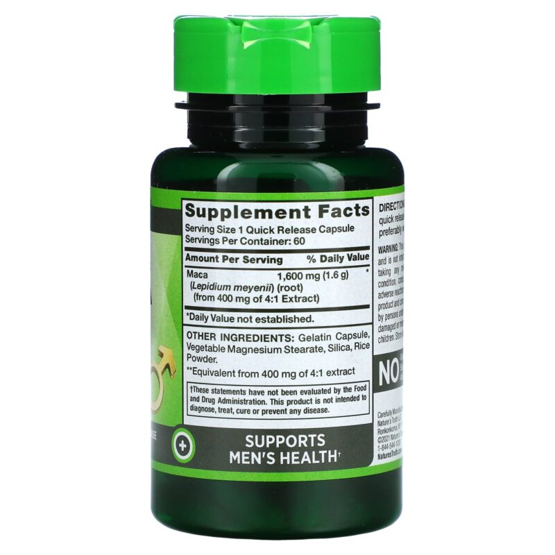 ناتشرز تروث ماكا 1600 مجم | Nature’s Truth MACA 1600 mg