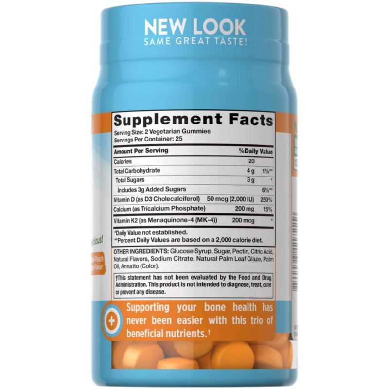نيتشرز تروث فيتامين د3 ك2 كالسيوم Nature’s Truth K2 + D3 + Calcium