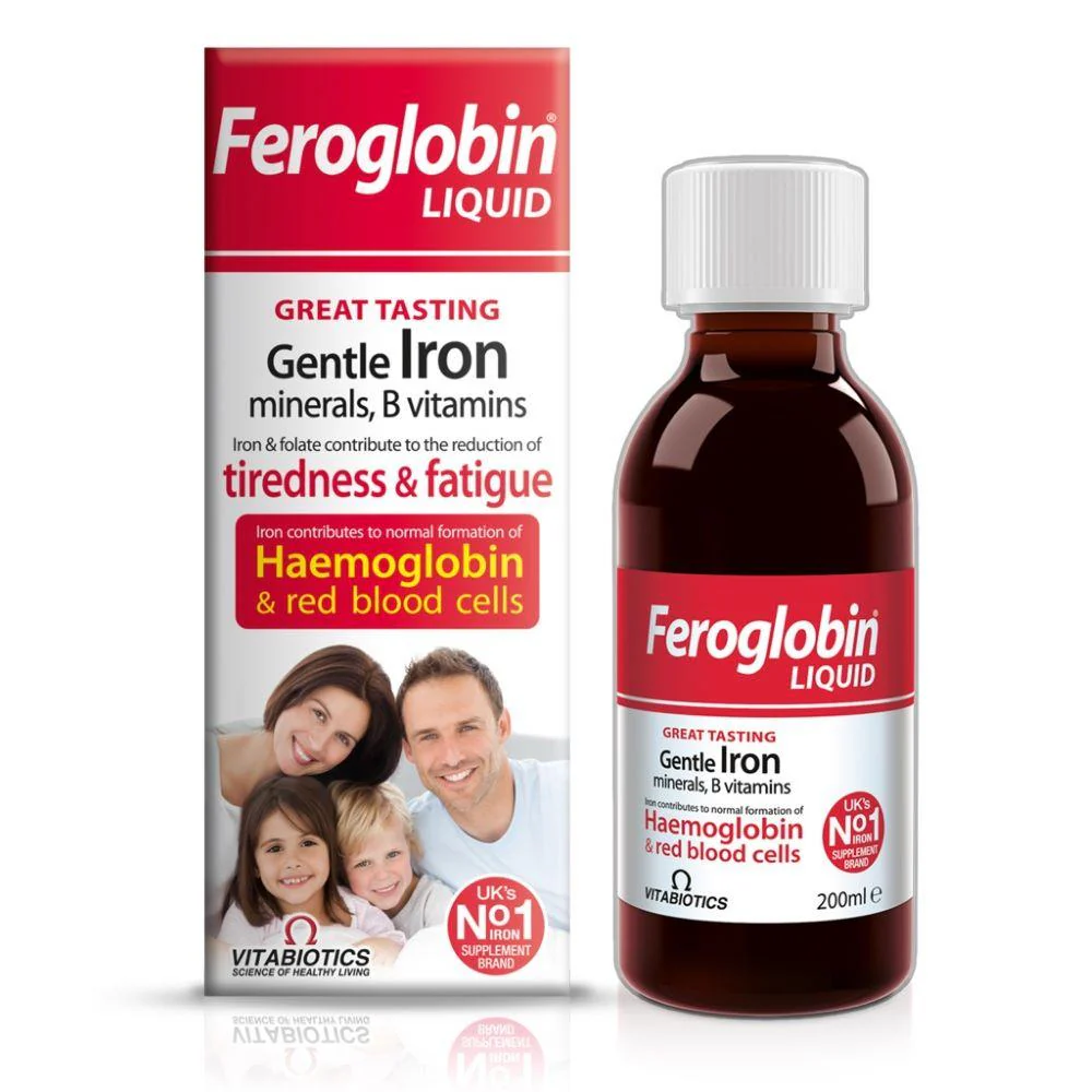 فيروجلوبين شراب مستورد 200 مل |feroglobin liquid