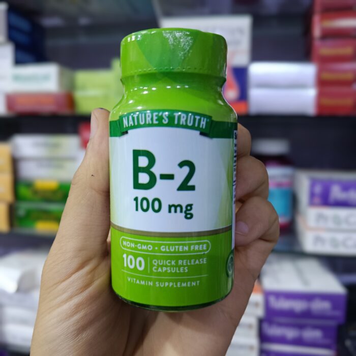 ناتشرز تروث بي 2 ناتشرز تروث ب2 100 مجم Nature’s Truth Vitamin B2