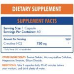 ماكس ماصل كرياتين اتش سي ال 750 Max Muscle Creatine HCL 750