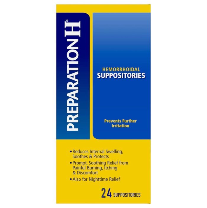 بريباريشن اتش لبوس للبواسير | preparation h suppositories