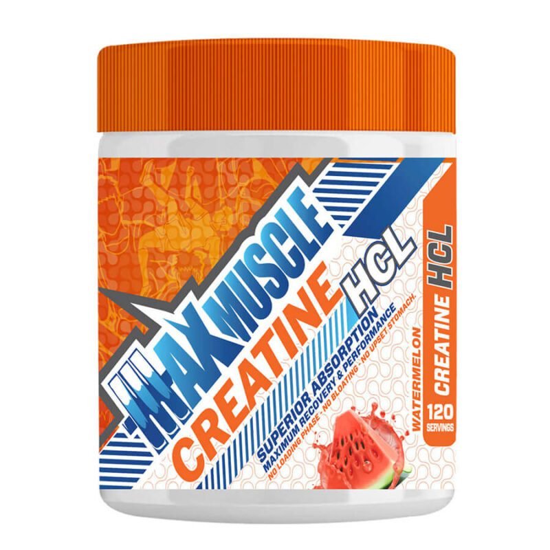 ماكس ماصل كرياتين اتش سي ال 120 حصة | Max Muscle Creatine HCL