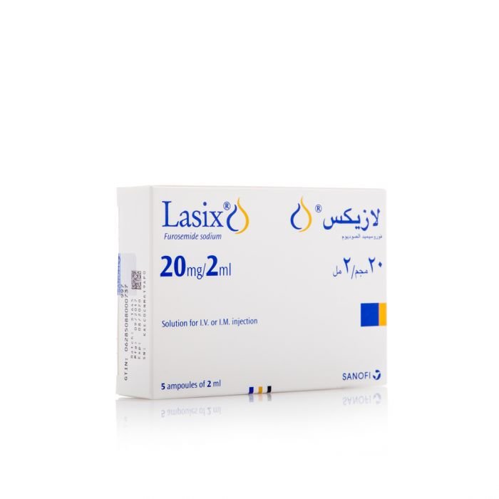 حقن لاسيكس 20 مجم / 2 مل - Lasix