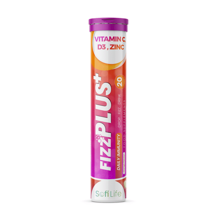 سوفى لايف فيز بلس فيتامين سي وفيتامين د3 و زنك 20 قرص فوار Sofi Life Fizz Plus Vitamin C+ Vitamin D3 + Zinc سوفى لايف فيز بلس فيتامين سي وفيتامين د3 و زنك 20 قرص فوار | Sofi Life Fizz Plus Vitamin C+ Vitamin D3 + Zinc
