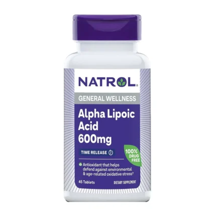 ناترول الفا ليبويك اسيد | Natrol Alpha Lipoic Acid 600 mg
