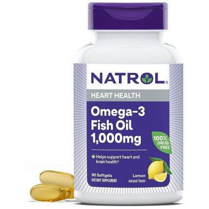 ناترول اوميجا 3 1000 مجم | natrol omega 3 Fish Oil