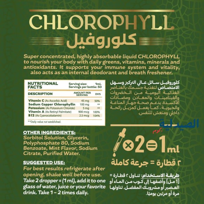 ⁦كلوروفيل اورجانيك نيشن | organic nation chlorophyll⁩ - الصورة ⁦2⁩
