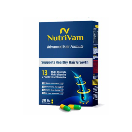 نيتروفام كبسول 30 كبسولة Nutrivam Advanced Hair Formula