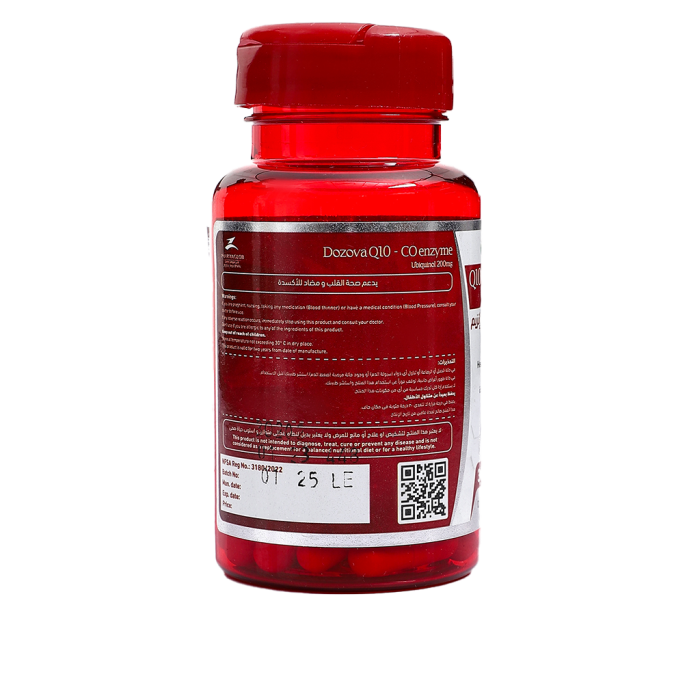 دوزوفا كوإنزيم Q10 يوبيكينول 30 كبسولة Dozova Coenzyme Q10