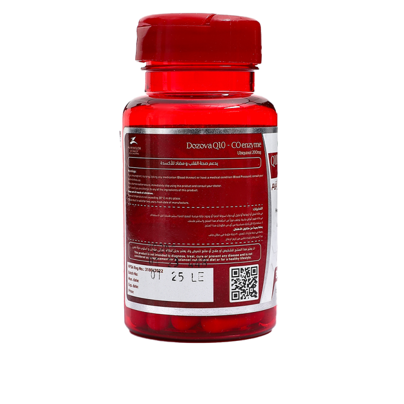 دوزوفا كوإنزيم Q10 يوبيكينول 30 كبسولة Dozova Coenzyme Q10