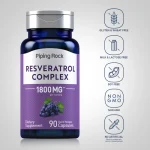 ريسفيراترول كومبلكس 1800 مجم 90 كبسولة Resveratrol Complex 1800 mg