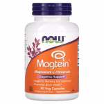 ناو ماغتِين ماغنيسيوم 90 كبسولة نباتية Now Magtein Magnesium L Threonate