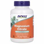 ناو ماغنسيوم سترات 120 كبسولة نباتية Now Foods Magnesium Citrate