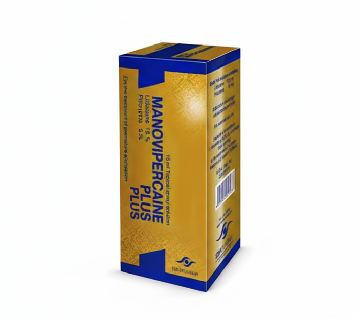 مانوفيبركين بلس سبراي 15 مل | Manovipercaine Plus Spray