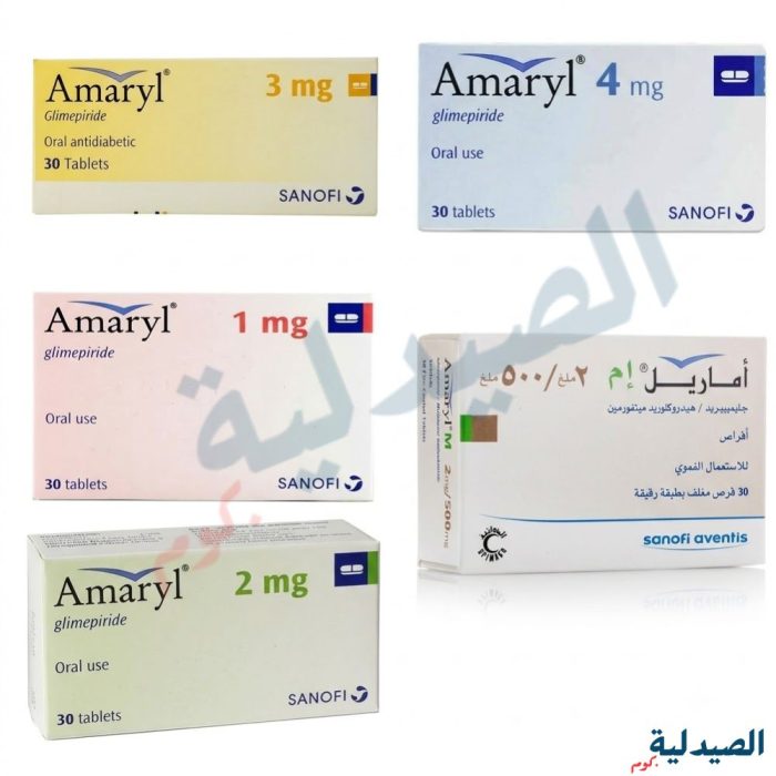 اماريل اقراص للسكر - amaryl - اماريل 1 - اماريل ام - اماريل 3 - اماريل 4