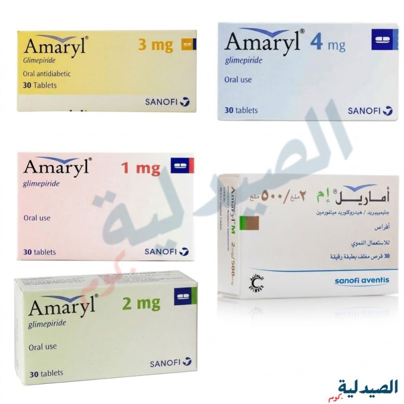 اماريل اقراص للسكر - amaryl - اماريل 1 - اماريل ام - اماريل 3 - اماريل 4