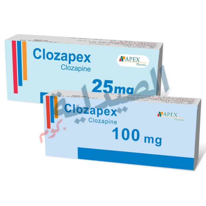 كلوزابكس اقراص | clozapex - clozapex 25 - clozapex 100 - clozapex - كلوزابكس 100