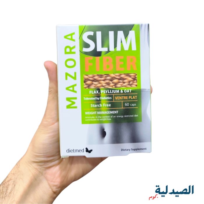 ⁦مازورا سليم فايبر 60 كبسولة | mazora slim fiber⁩ - الصورة ⁦1⁩