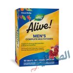 nature's way alive men's complete multivitamin 50 tablets - 033674136607
