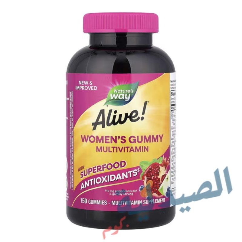 الايف ومانز جامي alive women's gummy multivitamin
