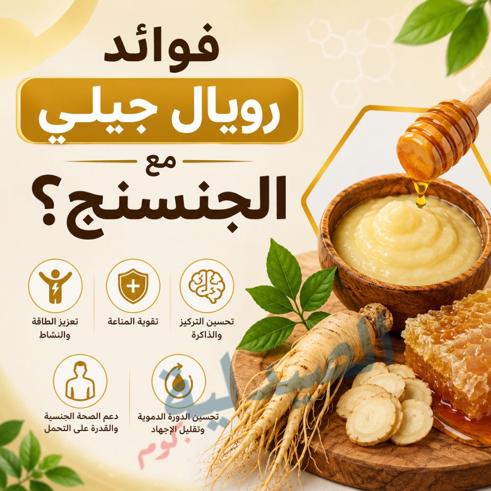فوائد رويال جيلي مع الجنسنج؟ - ما هي دواعي استعمال رويال جيلي؟