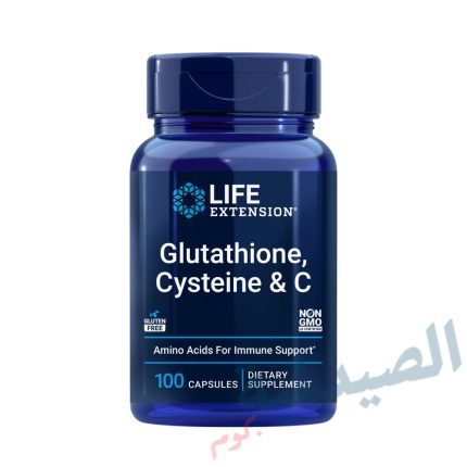لايف اكستنشن جلوتاثيون - life extension glutathione cysteine & c - 737870154112