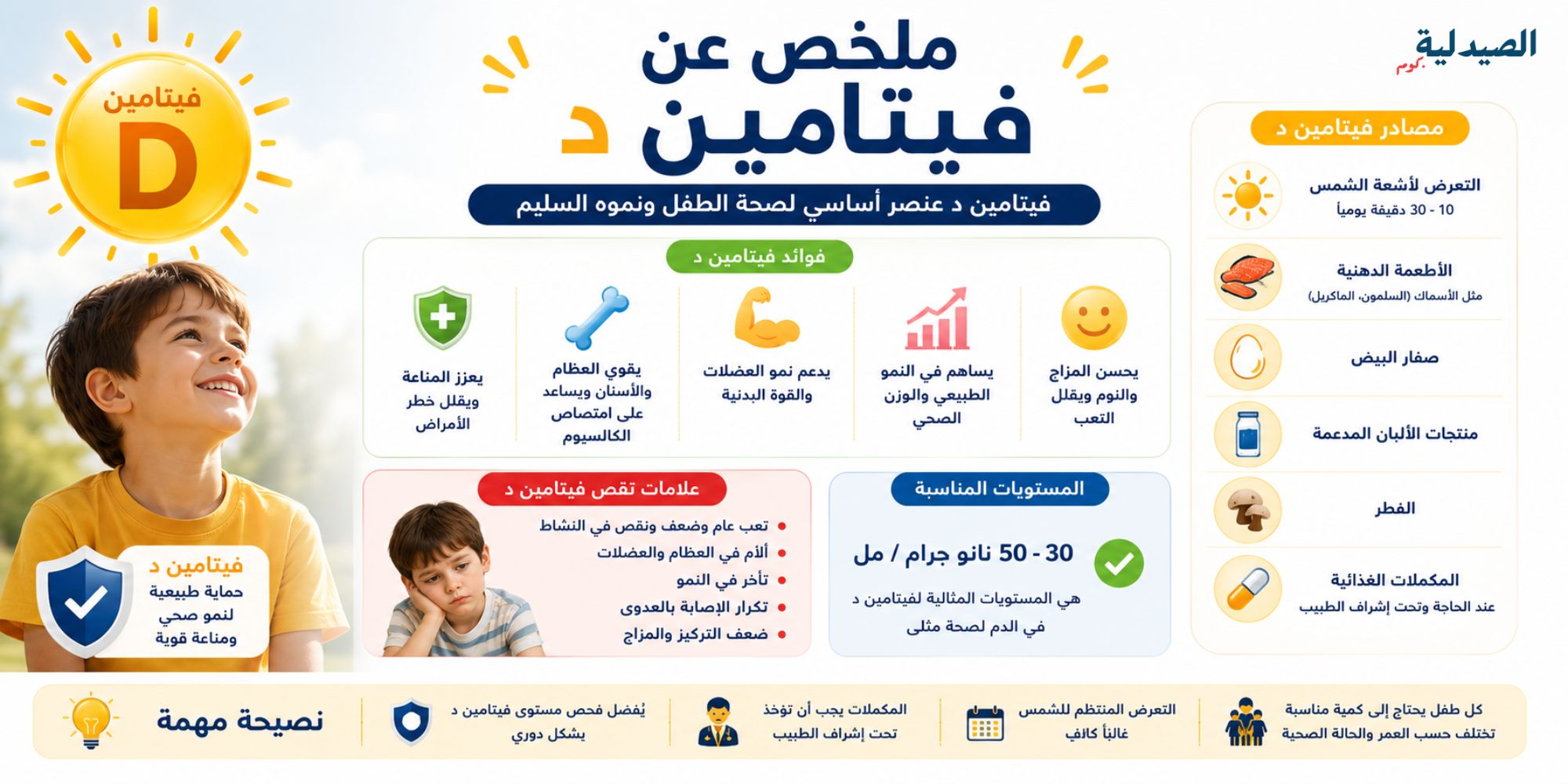 ملخص عن فيتامين د - اطعمة فيتامين د