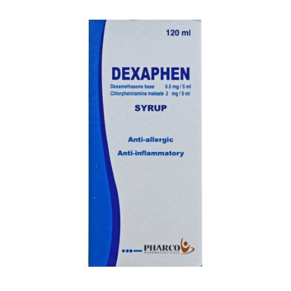ديكسافين شراب 120 مل dexaphen syrup 120ml ديكسافين شراب 120 مل dexaphen syrup 120ml