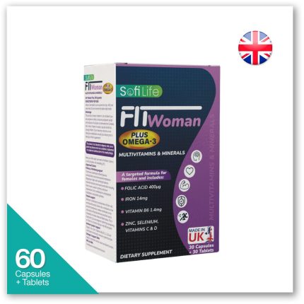فيت ومان بلس اوميجا 3 -sofilife fit woman omega 3 multivitamin - fit woman plus omega 3